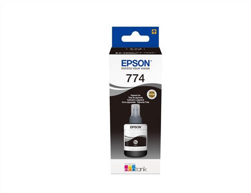 Epson inkt zwart T 774 140 ml              T 7741