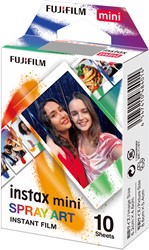 Fujifilm Instax MINI Spray Art Film Meerkleurig