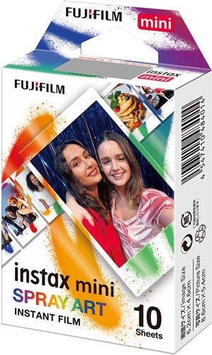 Fujifilm Instax MINI Spray Art Film Meerkleurig