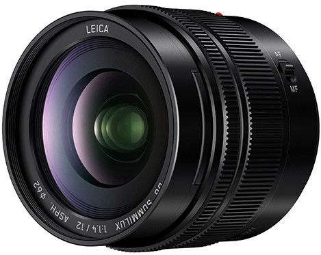 Panasonic H-X012E Leica 12mm/f1.4 Black
