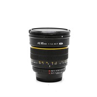 Samyang 85mm 1.4 MF voor nikon spiegelreflex prime lens (occasion 3388)