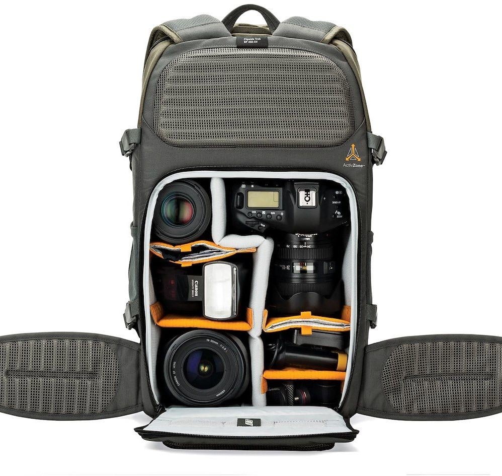 Lowepro Flipside Trek BP 450 AW Grey Dark Green Foto de Vakman