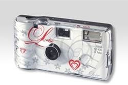 Disposable Camera Love 400/27 Flash White