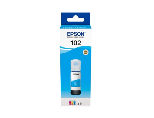 Epson EcoTank cyaan T 102 70 ml               T 03R2