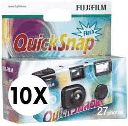 Fujifilm Quicksnap Flash 27 10-pak