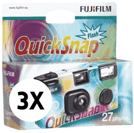 Fujifilm Quicksnap Flash 27 3pak