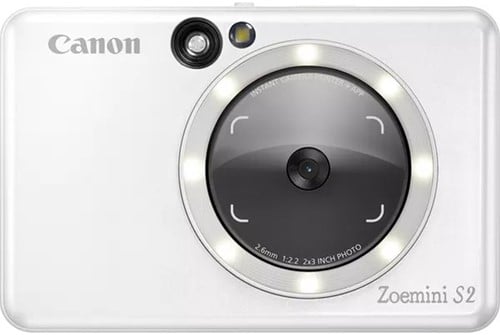 Canon Instant Camera Printer Zoemini S2 pearl white