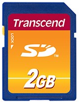 Transcend 2 GB SD Class 2