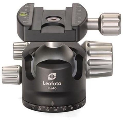 Leofoto Ballhead LH-40 + Release Plate QP-70