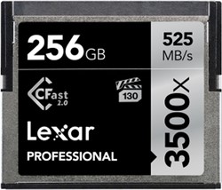 Lexar CFast 2.0 Professional 3500x 256GB