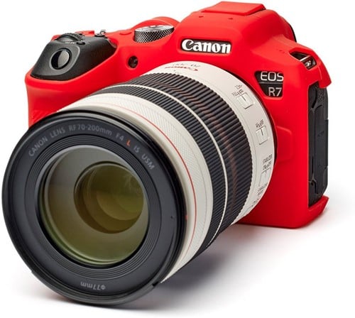 easyCover Body Cover For Canon R7 Red