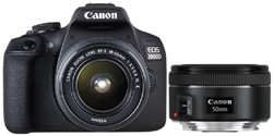 Canon EOS 2000D 18-55 IS + 50 1.8S