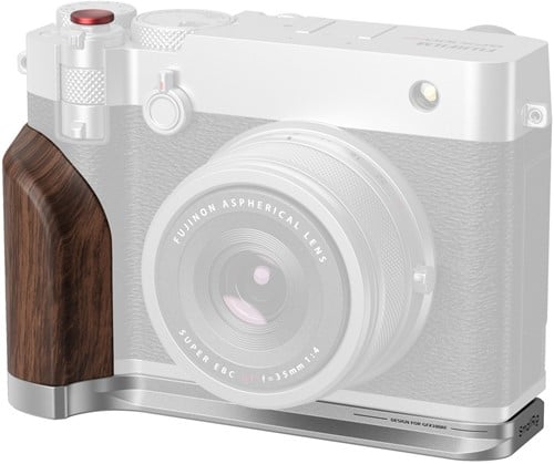 Smallrig 5265 L-Shape Mount Plate w/ Wooden Handle For Fujifilm GFX100RF