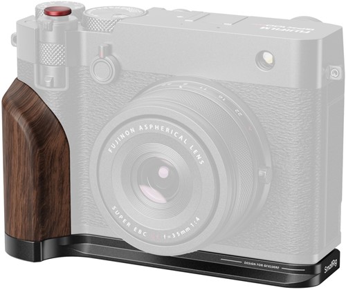 SmallRig 5266 L-Shape Mount Plate w/ Wooden Handle For FUJIFILM GFX100RF 