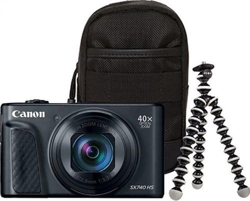 Canon PowerShot SX740 HS Black Travel Kit