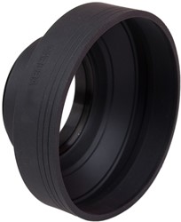 Caruba Rubberen Zonnekap 3in1 58mm