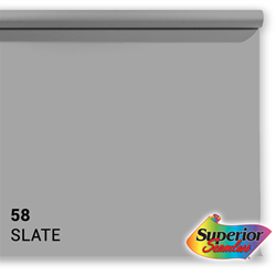 Superior Achtergrondpapier 58 Slate Grey 2,72 x 11m