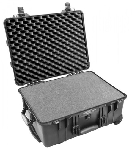 Peli Protector 1560 zwart met schuimstof