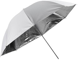 Visico Paraplu Wit/zilver 90cm