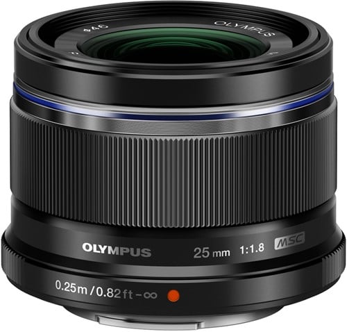 Olympus M.Zuiko Digital 25mm/F1.8 zwart