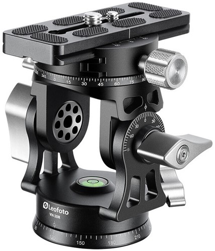 Leofoto VH-30R two-way head with handle and dual panorama