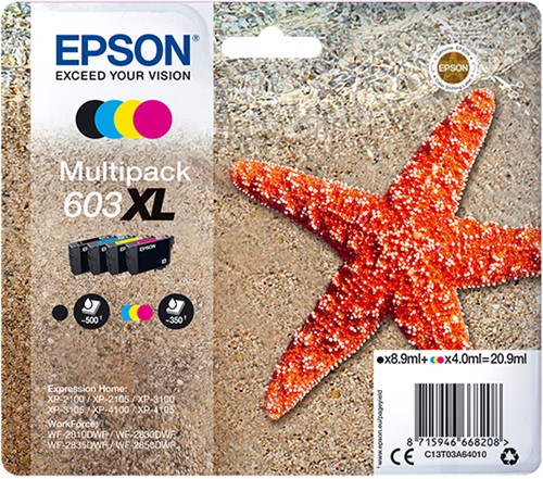 Epson Multipack 4-colours 603XL Ink