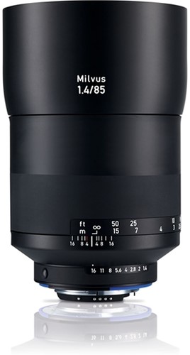 Zeiss Carl Milvus 1.4/85 SLR Standaardlens Nikon F Zwart