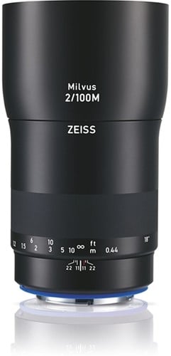 Zeiss Carl Milvus 2/100M SLR Macrolens Canon EF Zwart
