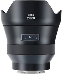 Zeiss Carl Batis 2.8/18 Zwart Sony FE