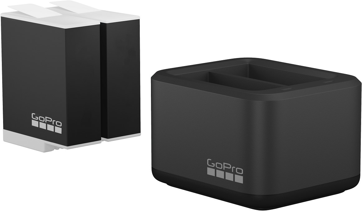 GoPro DUAL CHARGER+ENDURO BATTERIES 未使用 Gopro Dual Battery Charger +2x Enduro Batt For HERO12,11,10,9 Foto