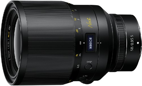 Nikon Nikkor Z 58mm f/0.95 S Noct MILC Zwart