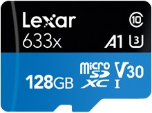 Lexar microSDXC HP UHS-I 633x 128GB