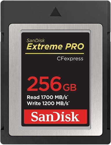 Sandisk CFexpress Extreme Pro 256GB 1700/1200MB/s type B