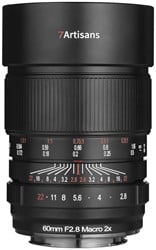7Artisans FF 60mm f/2.8 Macro 2X For Sony E-Mount