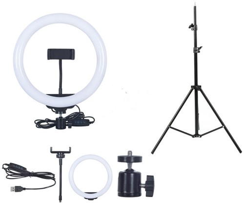 McoPlus R10+ Lampstatief Ringlight Set