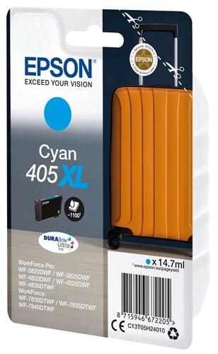 Epson Singlepack Cyan 405XL DURABrite