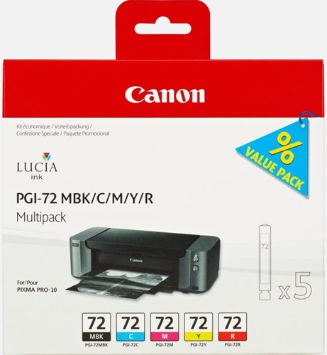 Canon PGI-72 MBK/C/M/Y/R Multipack