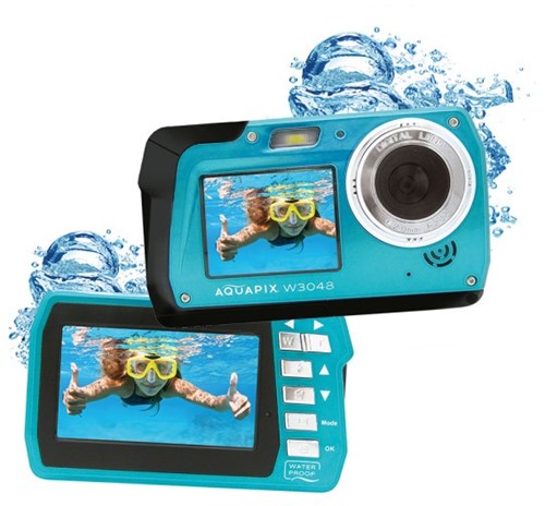 Aquapix Easypix W3048 onderwater compactcamera blauw