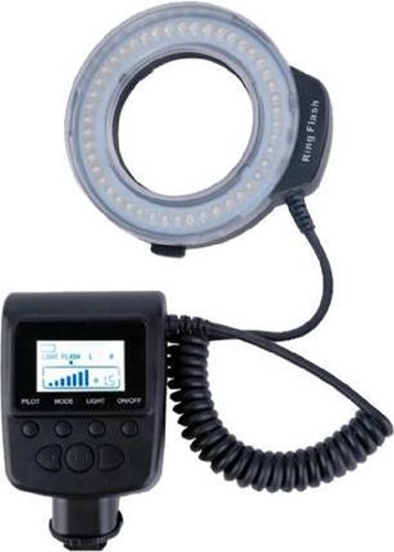 StudioKing Macro LED Ringlamp Dimbaar RL-130-2