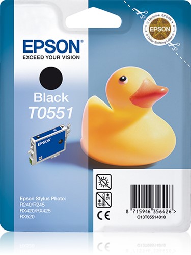Epson inktpatroon zwart T 055 T 0551