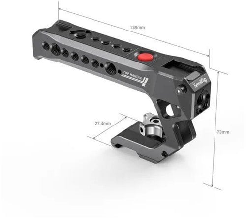 SmallRig 2670 NATO Top Handle w/ Record Remote Trigger-2