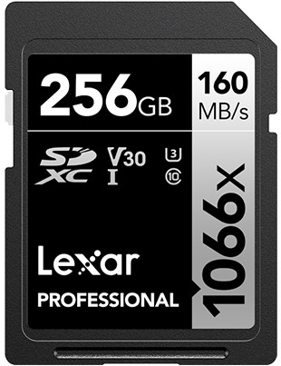 Lexar SDXC Professional UHS-I 1066x 256GB