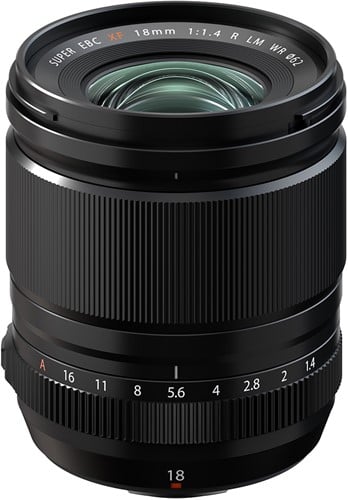 Fujifilm FUJINON XF 18mm F1.4 R LM WR MILC Zwart
