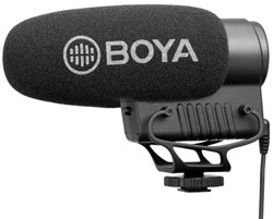 Boya BY-BM3051S mono/stereo switchable shotgun microphone