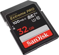 SanDisk Extreme Pro 32GB SDHC Memory Card 100MB 