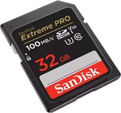 SanDisk Extreme Pro 32GB SDHC Memory Card 100MB 