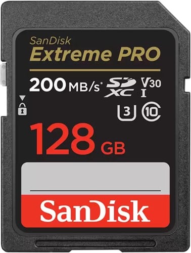 SanDisk Extreme Pro 128GB SDHC Memory Card 90MB 