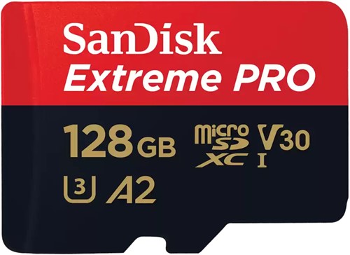 SanDisk Extreme Pro MicroSDXC 128GB+SD Adapter A