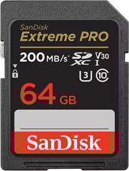 SanDisk Extreme Pro 64GB SDHC Memory Card 200MB