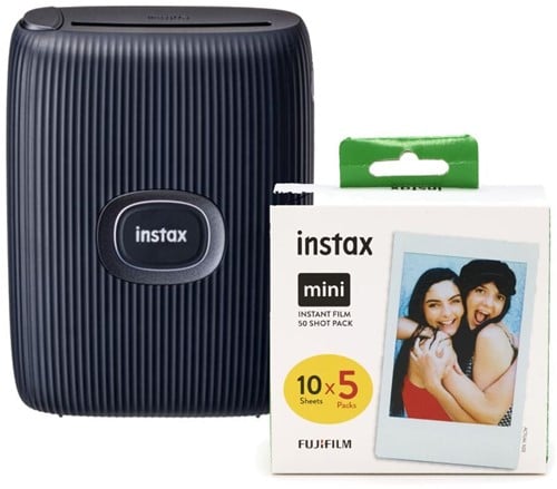 Fujifilm Instax mini link 2 printer starterskit Space Blue